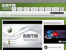 Tablet Screenshot of amtm.org.mx